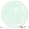 10.5" Green Ceramic Dinner Plate Manufacture